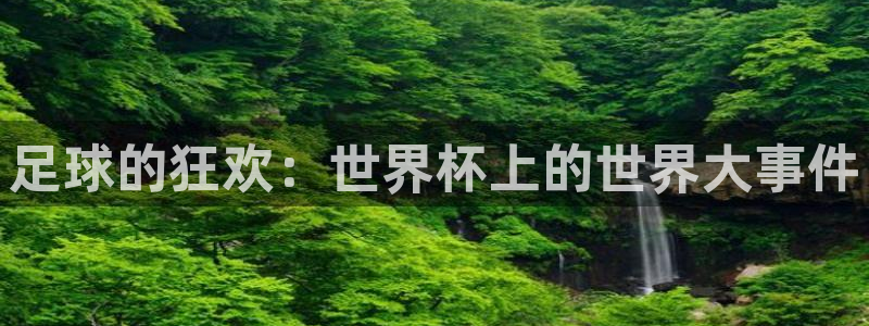 2026年世界杯时间表：足球的狂欢：世界杯上的世界大事件